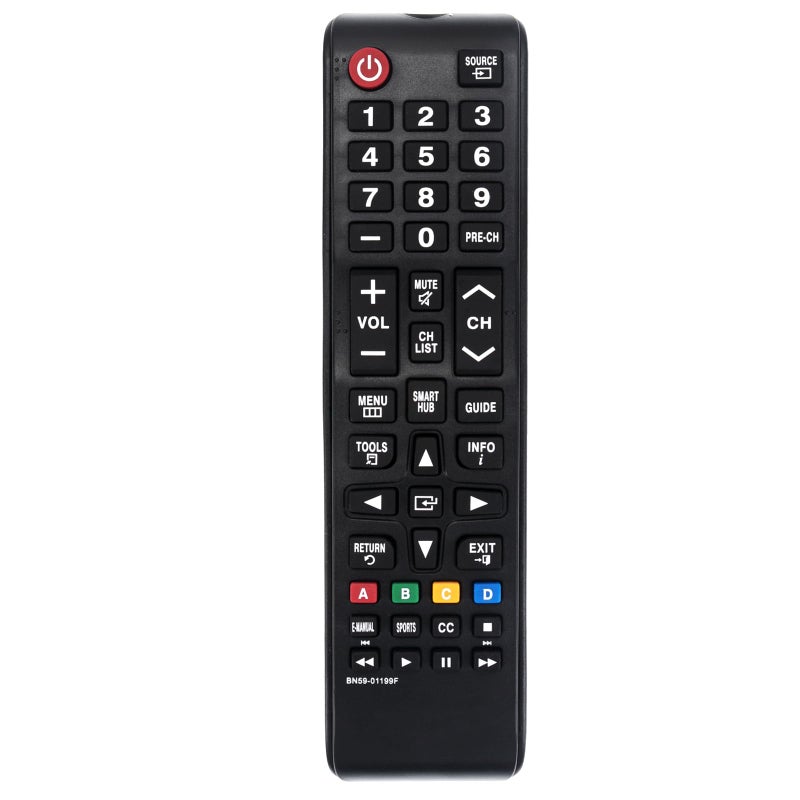 AULCMEET BN59-01199F Replaced Remote Control Compatible with Samsung LED HDTV UN24M4500AFXZA UN28M4500AFXZA UN32J4500AF UN32J4500AFXZA UN32J5205AF UN32J5205AFXZA UN32J5205AFXZC UN32J525DAF, Sub BN59-01301A - Image 1